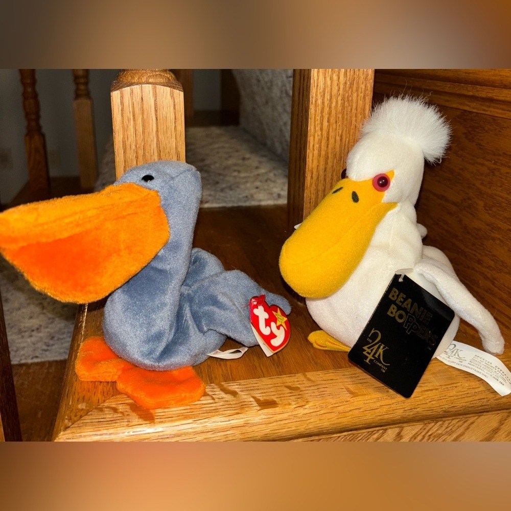 Ty Beanie Scoop And Beanie Bopper Pelicans